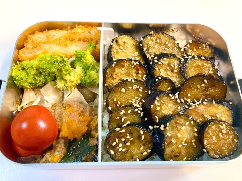 【お弁当にも◎】茄子の甘辛タレ照り焼き